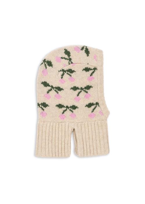 Konges Sløjd Belou Strikket Balaclava Cherry  Cherry 12-18 months  Beige  12-18 måneder  kvinde