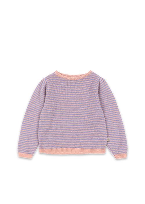 Konges Sløjd Berle Puff-strikket Sweater Purple Pink Dolphin  Purple/Pink Dolphin 12 months  Lilla  12 måneder  kvinde