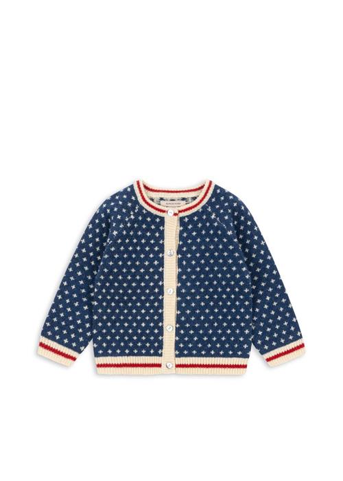 Konges Sløjd Billi Strikket Cardigan Blue  Blue 18 months  Blå  18 måneder  mand