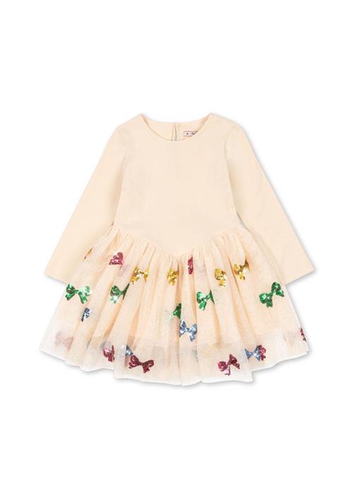 Konges Sløjd Yvonne Ballerina-kjole Bow Coloré  Bow Coloré 3 Y  Creme  3 år  kvinde