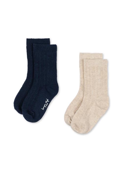 Konges Sløjd 2-pak Pontelle-strømper Mix Pack  Mix Pack 19-21 EU  Creme  19-21 EU  unisex