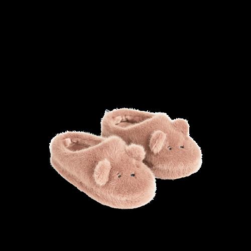 Liewood Aviaja Bjørnetøfler Pale Tuscany  Bear Slippers-30-31 EU  Brun  30-31 EU  unisex