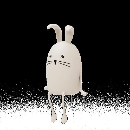 Liewood Evex Rabbit Natlys Sandy  Night Light-OS  Brun  One Size  unisex