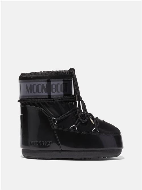 Moon Boot Mb Icon Low Glance Snestøvler Black  Black-36-38 EU  Sort  36-38 EU  kvinde