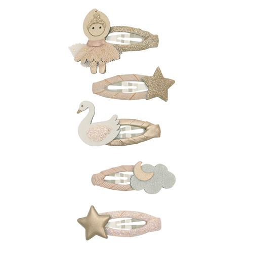 Mimi & Lula Mini Ballerina Enchanted 5 Clic Clacs Cream  Cream-3-8 Y  Creme  3-8 år  kvinde
