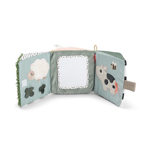 Done by Deer Fold-Out Sensory Mirror Tiny Farm Colour Mix Colour mix-OS  Grøn  One Size  unisex