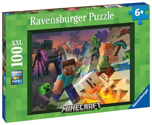 Ravensburger Ravensburger Monster Minecraft - Puslespil Mix  Mix-Onesize  Grøn  One Size  unisex
