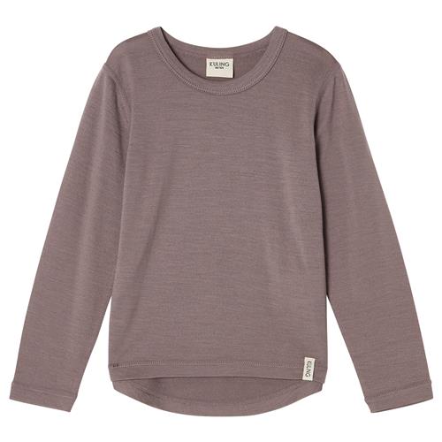 Kuling Canberra Baselayer-top I Uld Lilac  86/92 cm Wool Lilla  86/92 cm  unisex