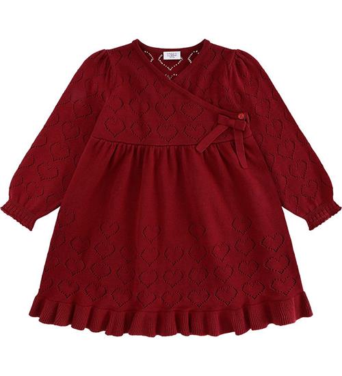 Hust and Claire Kjole - Strik - HCKarina - Pointelle - Teaberry