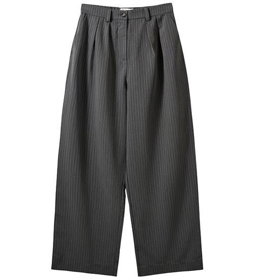 Sofie Schnoor Bukser - Malinasy - Dark Grey Striped