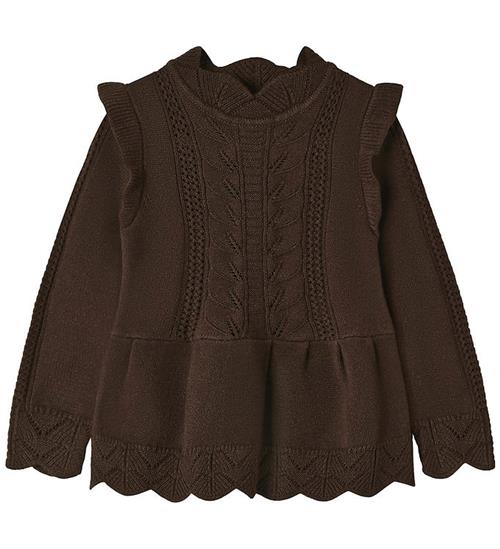 Fliink Bluse - Strik - Viskoseblanding - Alilly - Coffee Bean