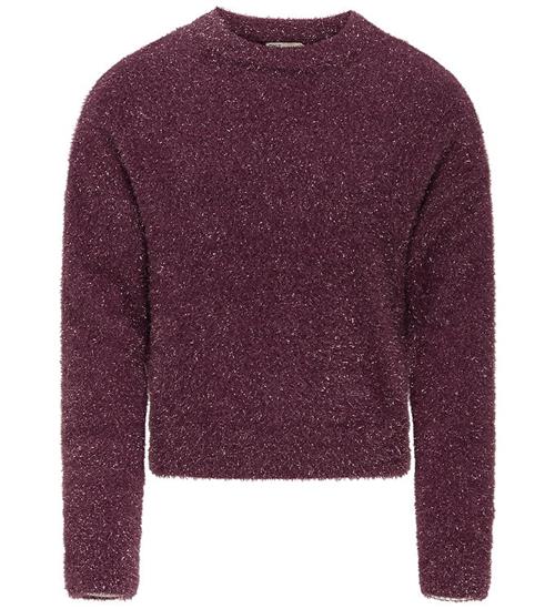 Kids Only Bluse - Strik - KogPiumo - Rose Wine/Rose Wine Glitter