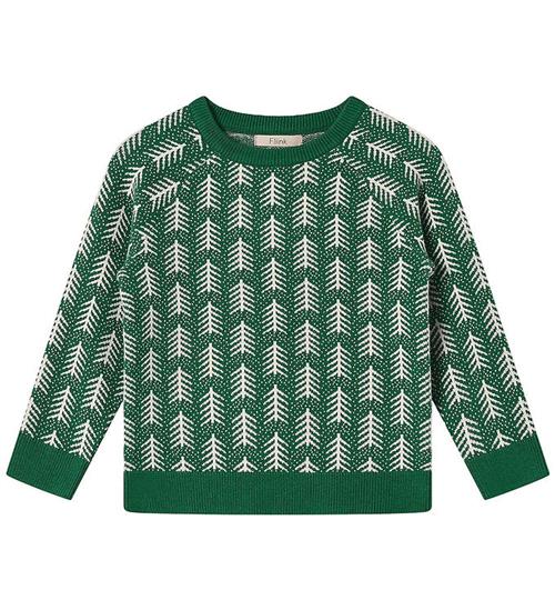 Fliink Bluse - Strik - Viskoseblanding - Benna - Hunter Green