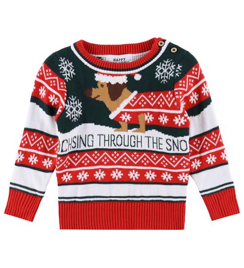 Jule-Sweaters Bluse - Strik - The Sausage Dog Christmas Sweater