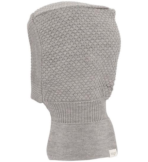 MP Elefanthue - 2-lags - Uld - Windstopper - Gråmeleret