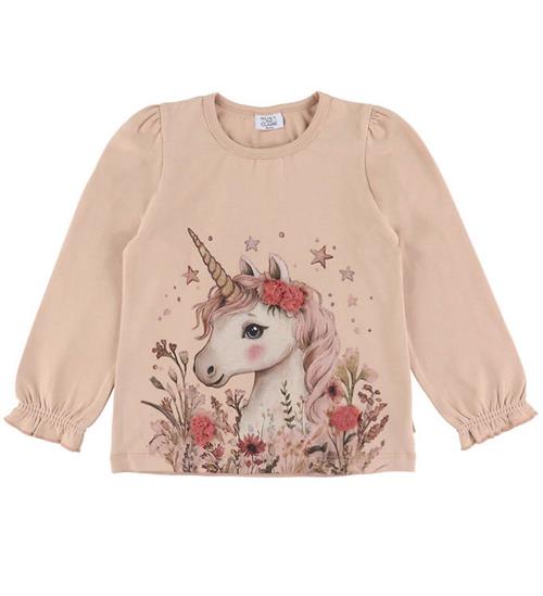 Hust and Claire Bluse - HCAlma - Rugby Tan m. Print
