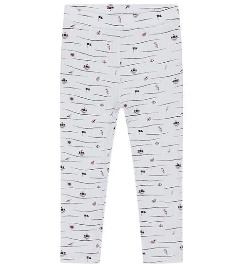 Hust and Claire Leggings - Bambus - HCLudo - Water m. Print