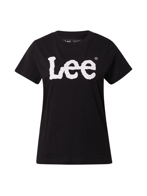 Lee Shirts 'LOGO TEE'  sort / hvid