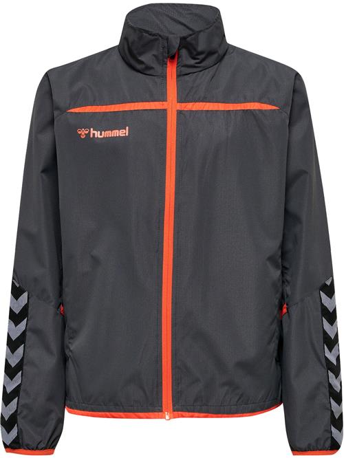 Hummel Sportsjakke 'Authentic'  mørkegrå / koral / sort / hvid