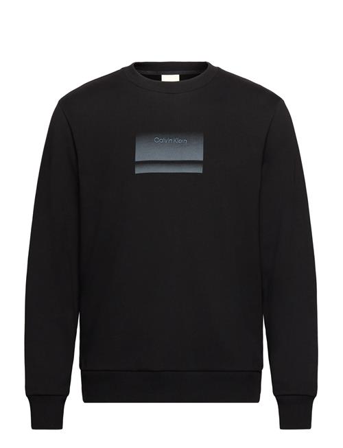 Gradient Logo Sweatshirt Calvin Klein Black