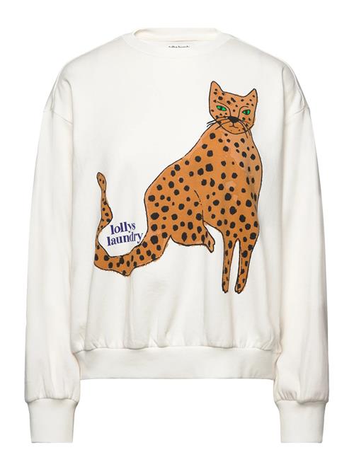 Sydneyll Leopard Sweatshirt Ls Lollys Laundry White