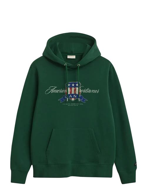 Graphic Hoodie GANT Green