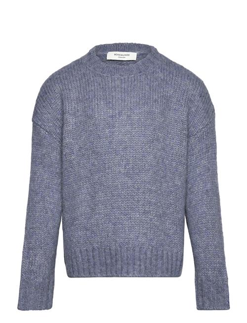 Rktulip Wool Blend Ls Short O-Neck Rosemunde Kids Blue