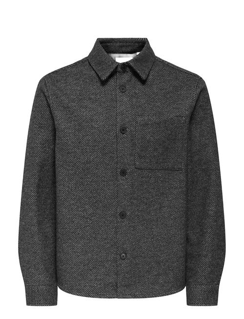 Onsmicah Twill Overshirt Frml ONLY & SONS Grey