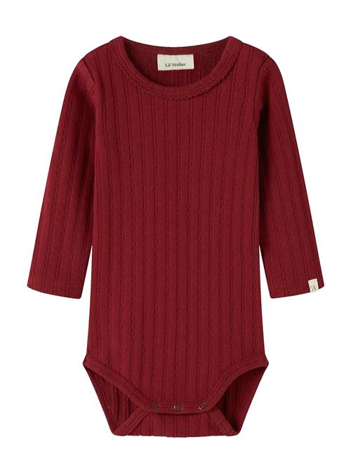 Nbfrita Sig Ls Slim Body Lil Lil'Atelier Burgundy
