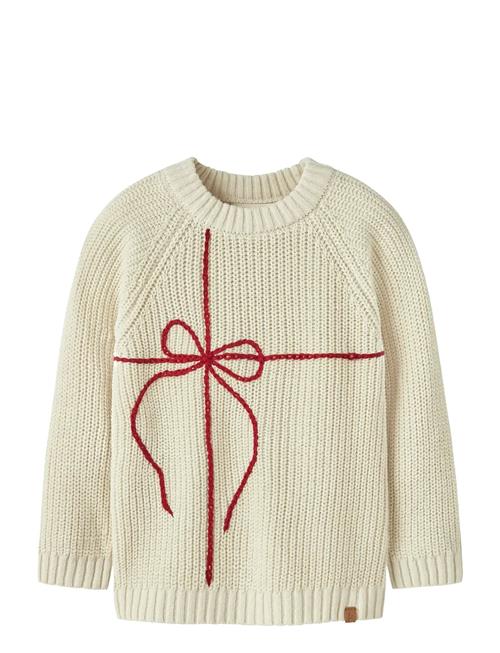 Nmnemlen Mio Ls Knit Lil Lil'Atelier Cream