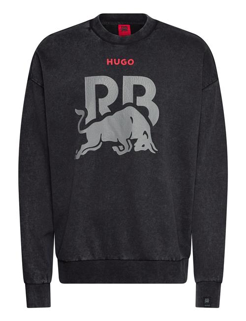 Crewneck Wash_01-Rb2 HUGO Black