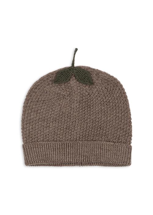 Konges Sløjd Fruity Beanie Bunny Brown Melange Fruity Beanie Bunny Brown Melange 12-18M  Brun  12-18 måneder  unisex