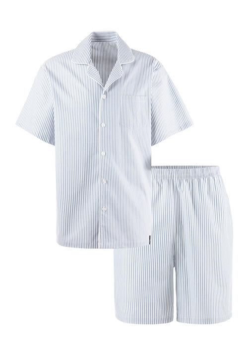 s.Oliver Pyjamas kort  dueblå / hvid
