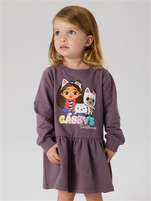 NAME IT Gabby Cat Kjole Nuri Moonscape