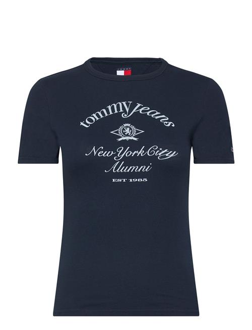 Tjw Slim Crest Nyc Ringer Tee Tommy Jeans Navy