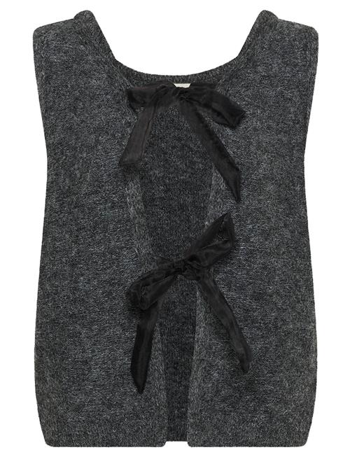 Crbulp Knit Vest Cream Grey