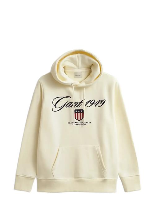 Graphic Hoodie GANT Cream