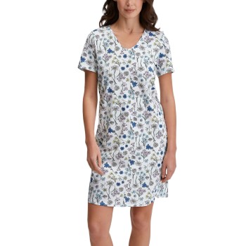 Calida Flower Nights Sleepshirt Blomstret bomuld X-Small Dame
