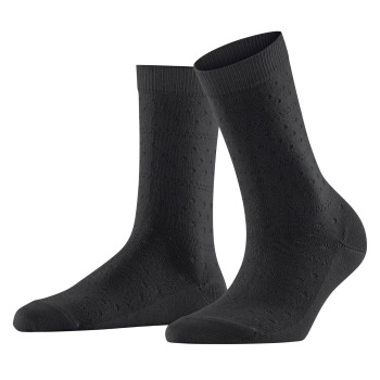 Falke Strømper Family Special Edition Woman Sock Sort økologisk bomuld Str 35/38 Dame