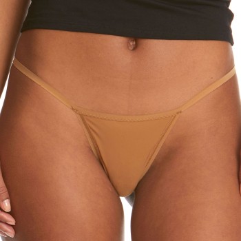 Hanky Panky Trusser Breathe G-String Brun nylon One Size Dame