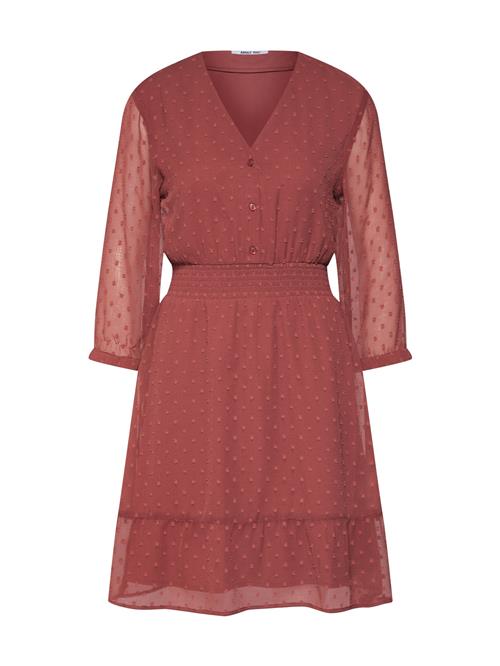 ABOUT YOU Blusekjole  rustrød