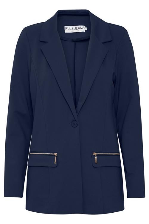 PULZ Jeans Blazer  mørkeblå