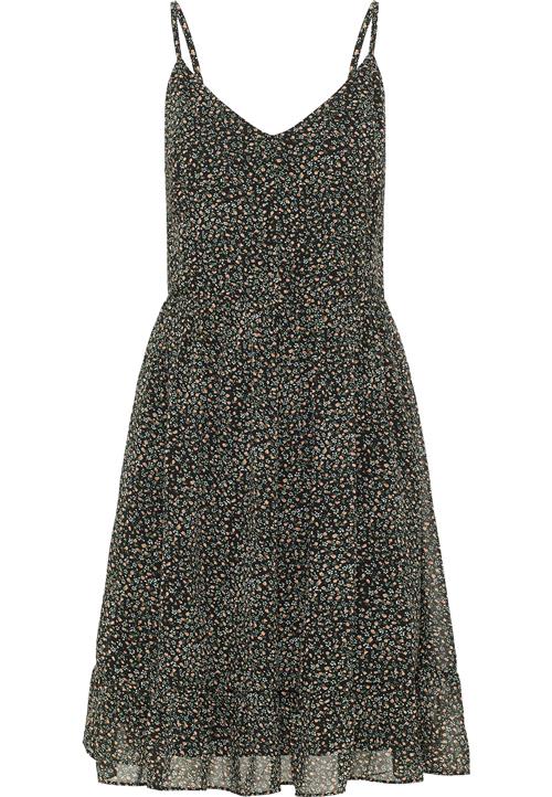 DreiMaster Vintage Sommerkjole  orange / sort / offwhite