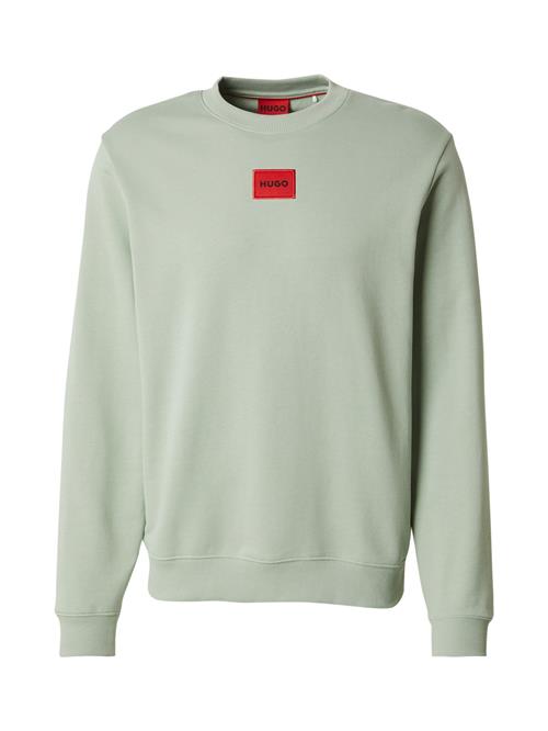 HUGO Sweatshirt 'Diragol212'  mint / rød / sort