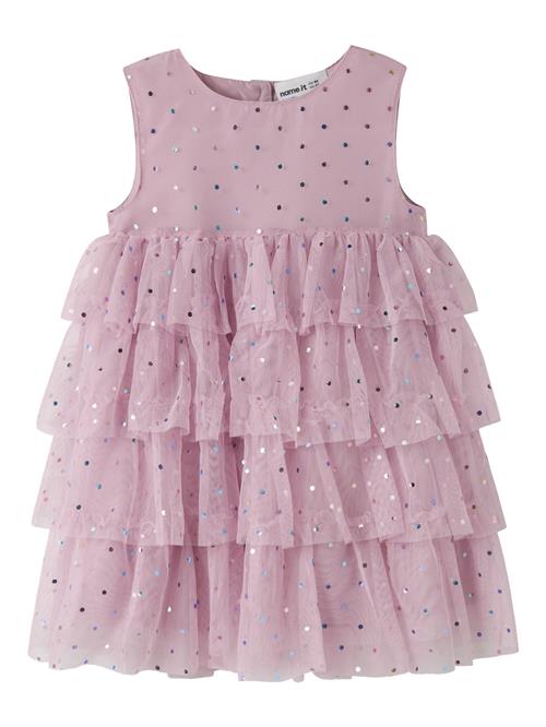 NAME IT Glimmer Tyl Kjole Rasille Keepsake Lilac