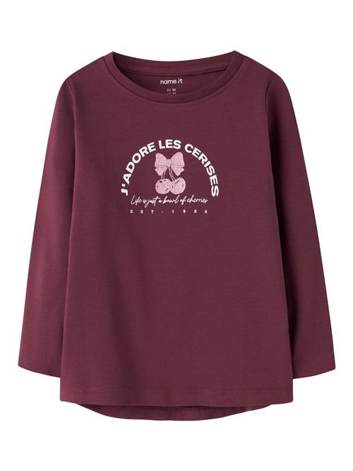 NAME IT Bluse Vix Burgundy Cerises