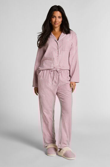 Hunkemöller Pyjamasbukser af flonel lilla