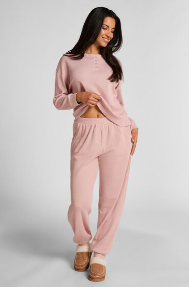 Hunkemöller Waffle joggingbukser pink