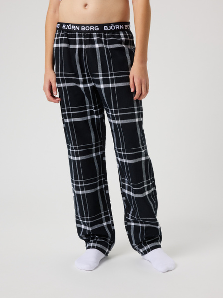 Björn Borg Core Flannel Pyjama Pants Sort, 170