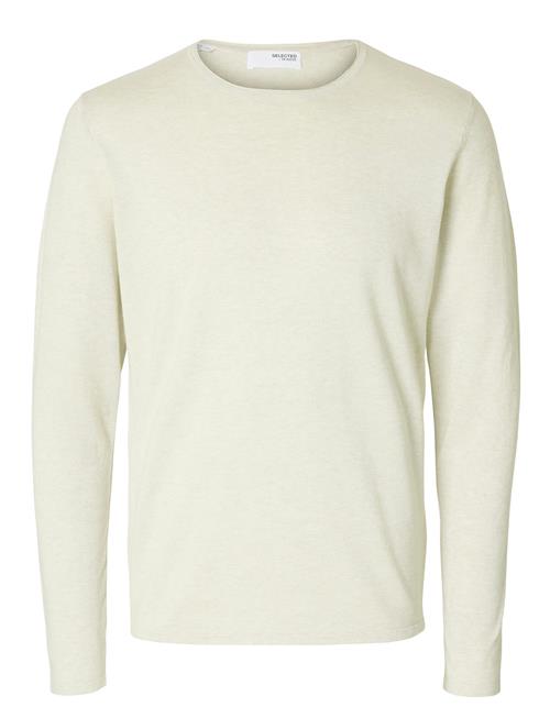 Slhrome Ls Knit Crew Neck Noos Selected Cream